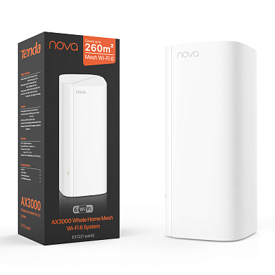 картинка Tenda EX12 Mesh Wi-Fi роутер (1 устройство) от компании Intant